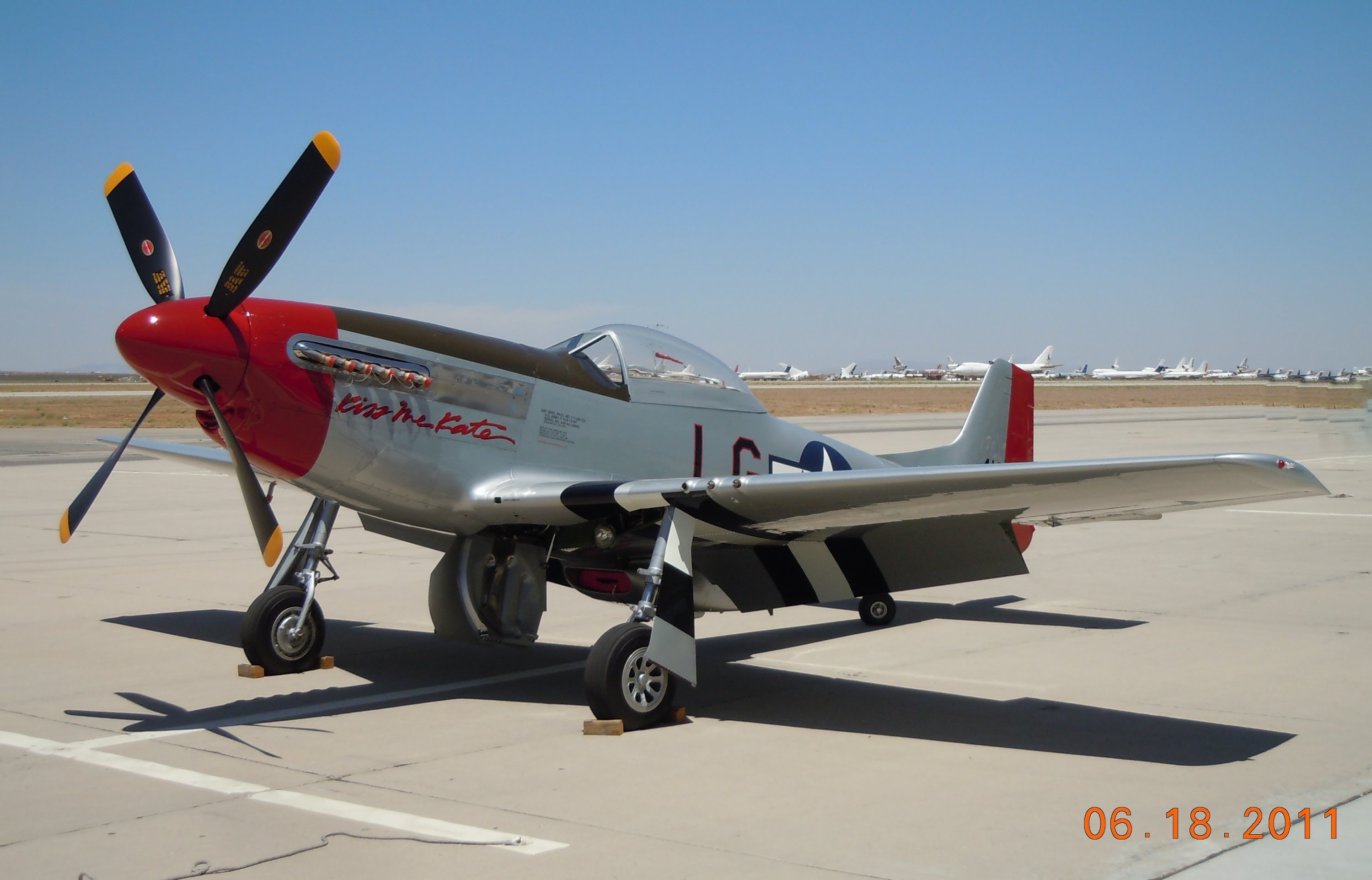 What is the P-51 Mustang fighter plane?