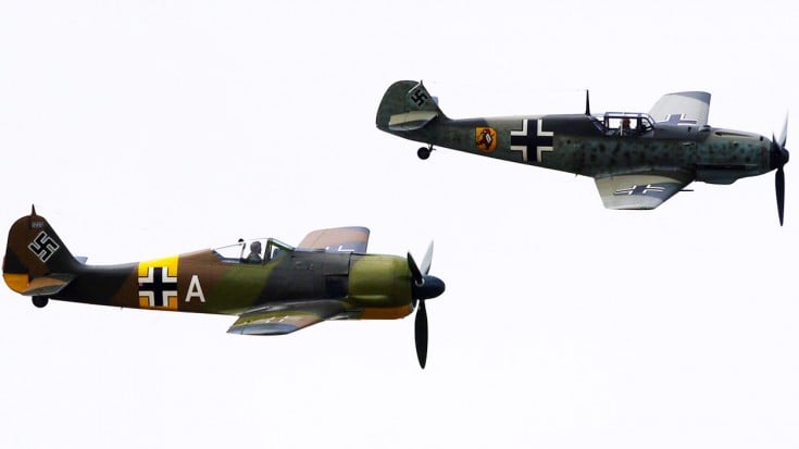 This Just Keeps On Getting Better. This Rare FW 190 Is Joined By A BF 109, Mustang AND Jug | World War Wings Videos