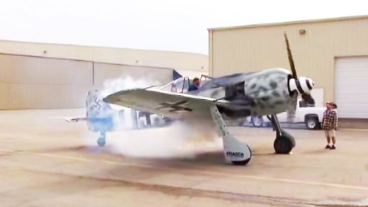 Fw 190 Startup With Backfire | World War Wings Videos