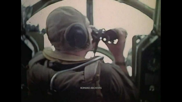 Zeros Attack B-29 Formation Over Fujiyama in 1945 | World War Wings Videos