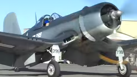 F4U Corsair “Whistling Death” Flight Demonstration | World War Wings Videos
