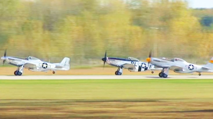 20 Mustangs Form The Number “51” In The Sky | World War Wings Videos