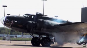 B17 Flying Fortress Memphis Belle Startup and Take off