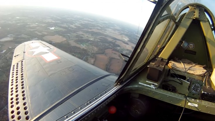 Douglas SBD Dauntless Flight (Multiple Camera Angles) | World War Wings Videos
