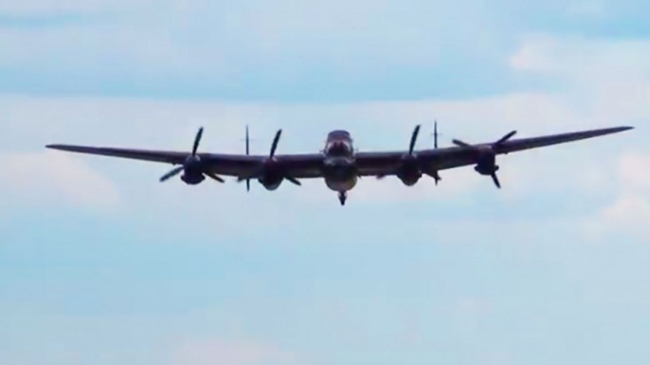 Before The Lanc Takes Off, She’s Lead By This Awesome Fighter | World War Wings Videos