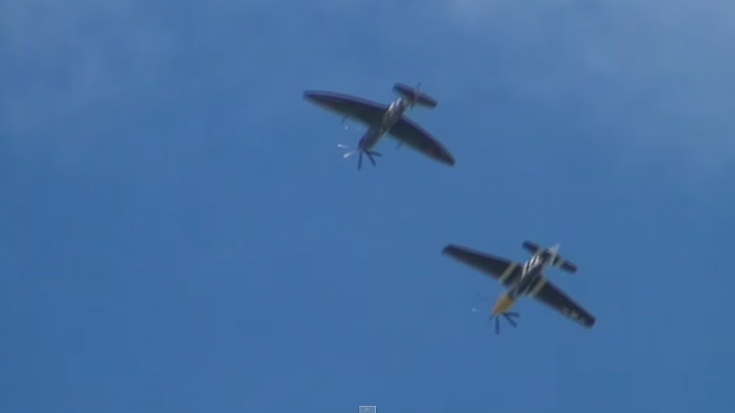 This P-51 Mustang and Spitfire Fly Together CLOSE | World War Wings Videos