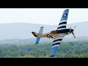 Whistling P-51 Mustang Cutting Through The Air- No Music
