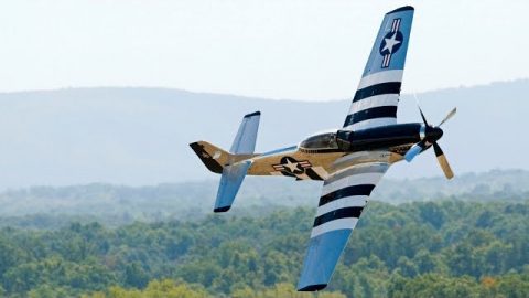 Whistling P-51 Mustang Cutting Through The Air- No Music | World War Wings Videos