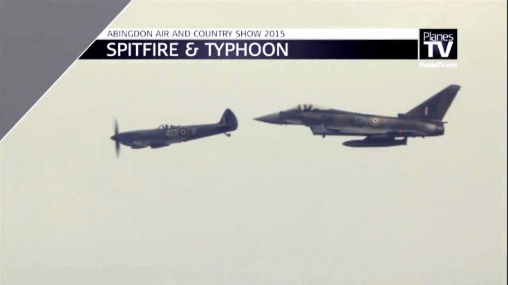 A Spitfire And A Typhoon Face Off In The Air! | World War Wings Videos