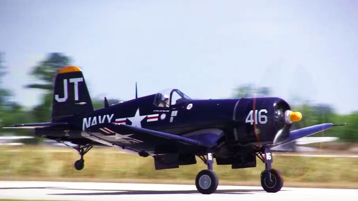 Great Sounding Engines Of A Corsair And A Bearcat | World War Wings Videos