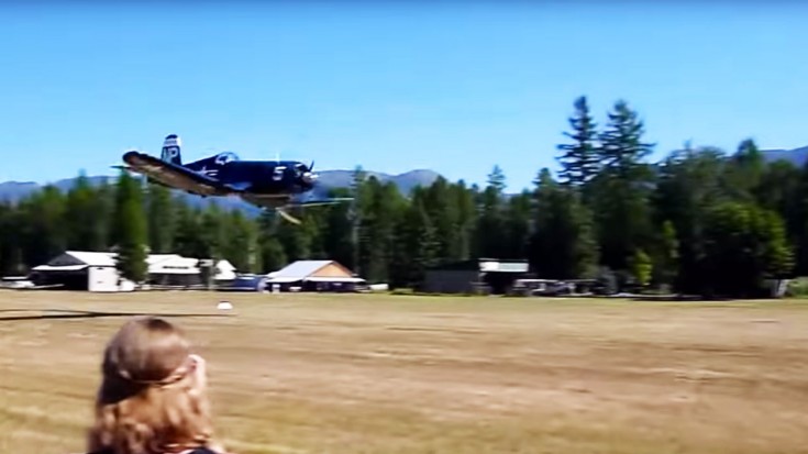 This Corsair Low Fly-Pass Will Give You The Chills: Insane Speed! | World War Wings Videos