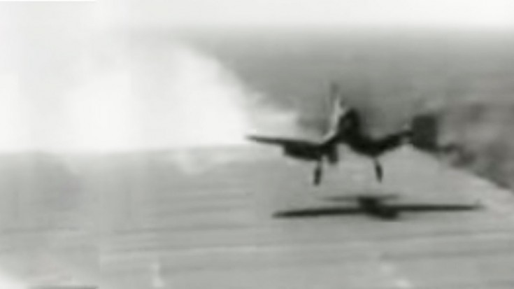 Corsair Pilot Lands On Deck And Then This Happens… | World War Wings Videos