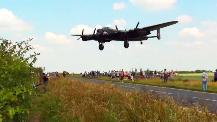 On Approach: Avro Lancaster Coming In Low And Loud | World War Wings Videos