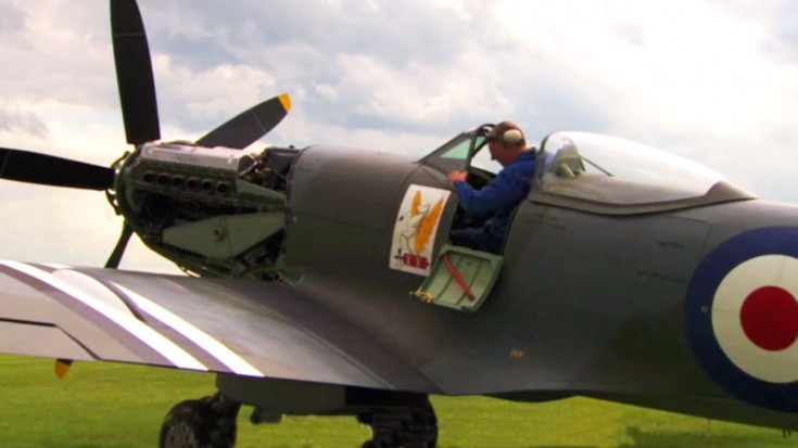 Spitfire Mark XVII Runs Its Beastly Griffon | World War Wings Videos