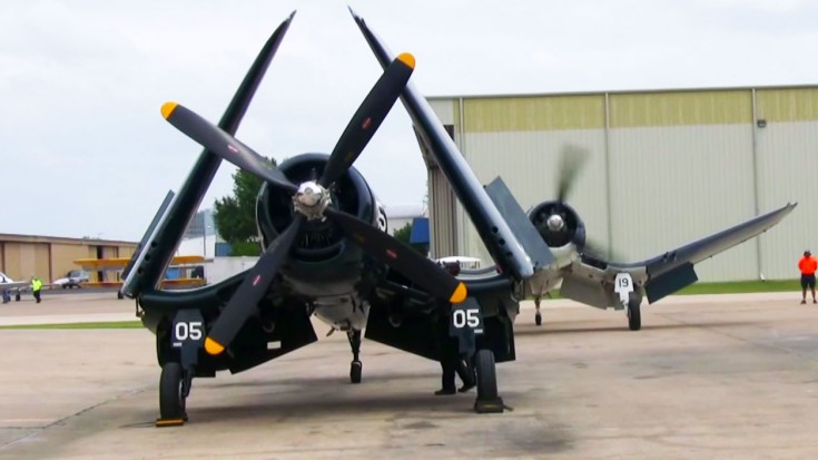 2 Corsairs Starting Up | World War Wings Videos