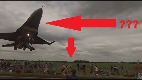 F-16 Coming In Too Close For Comfort | World War Wings Videos