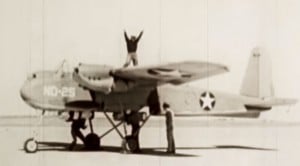 WWII Footage: Radio Controlled Drone In Action