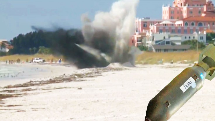 WWII Era Flashbomb Detonated On Florida Beach | World War Wings Videos