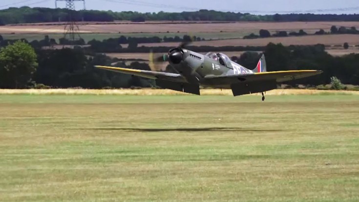 Spitfire Pilot Performs Wheels Up Landing | World War Wings Videos