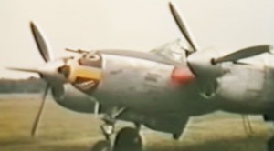 P-38 Lightning Pilot Buzzes RAF Podington During World War II