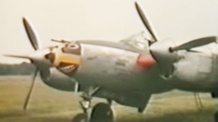 P-38 Lightning Pilot Buzzes RAF Podington During World War II | World War Wings Videos