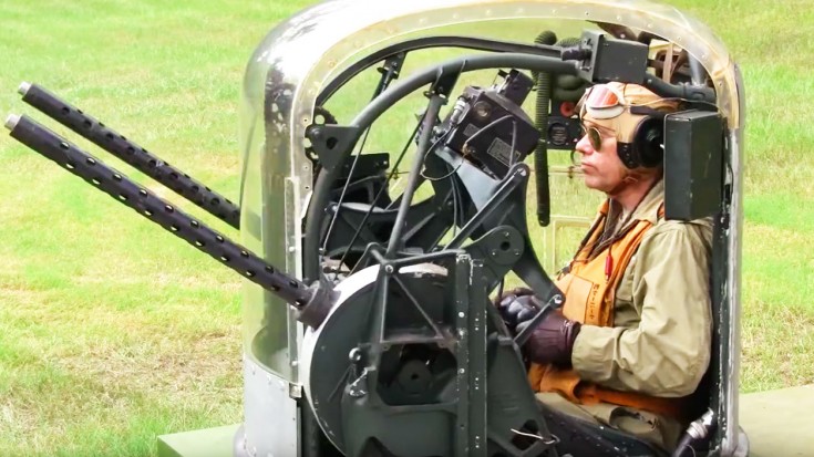 Having Some Fun In A B-24 Nose Turret | World War Wings Videos