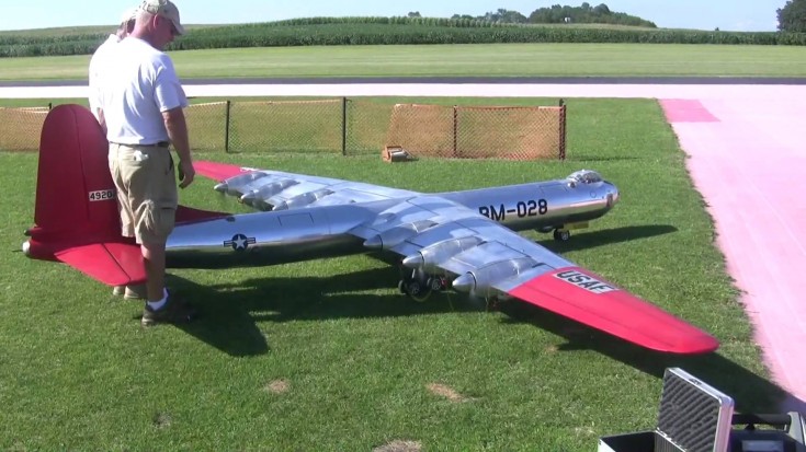 Large RC B-36 With A 19ft Wingspan Takes To The Air | World War Wings Videos