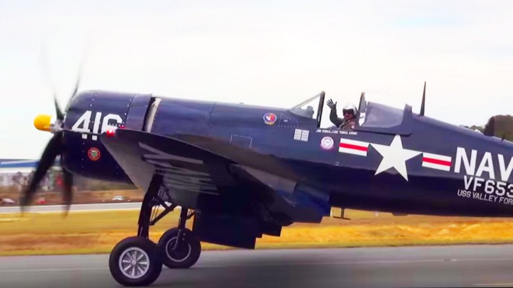 4 Mustangs and 2 Corsairs- No Music | World War Wings Videos