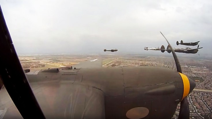 The Most Unique Perspective Of A Lightning Formation | World War Wings Videos