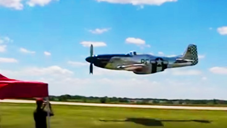 This P-51 Low Flyby Is Awesome, But The Guy’s Reaction Is Priceless | World War Wings Videos