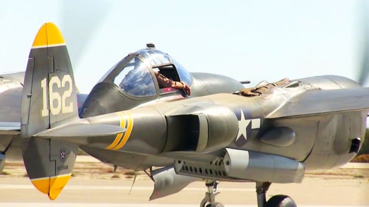 Steve Hinton Tears Up The Sky In A P-38 Lightning | World War Wings Videos