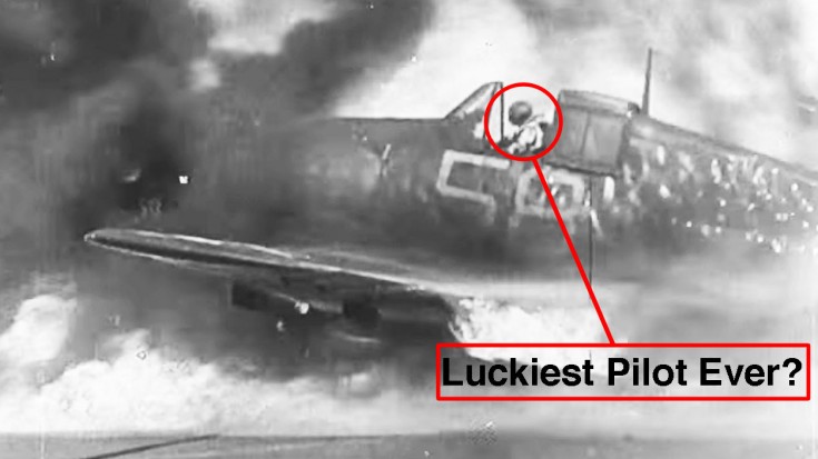 Footage Of Pilot’s Hellcat Bursting Into Flames And The Miracle Afterwards | World War Wings Videos
