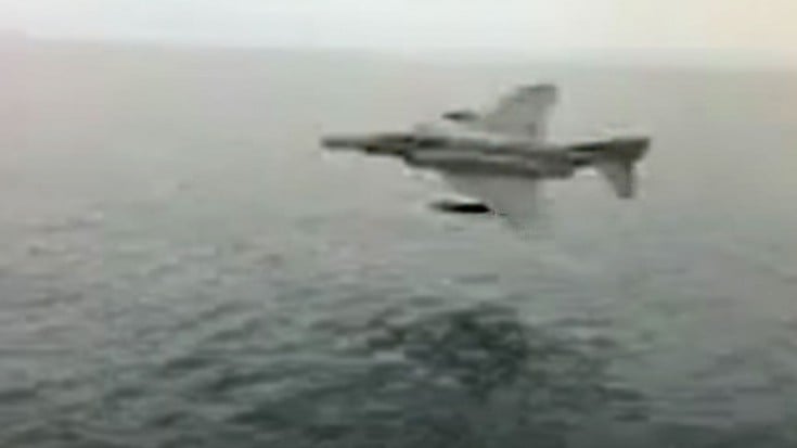 F-4 Phantom Gets Low, Just A Couple Feet From The Water | World War Wings Videos