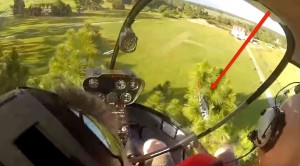 Helicopter Pilot Helps Retrieve R/C Plane Stuck In Tree