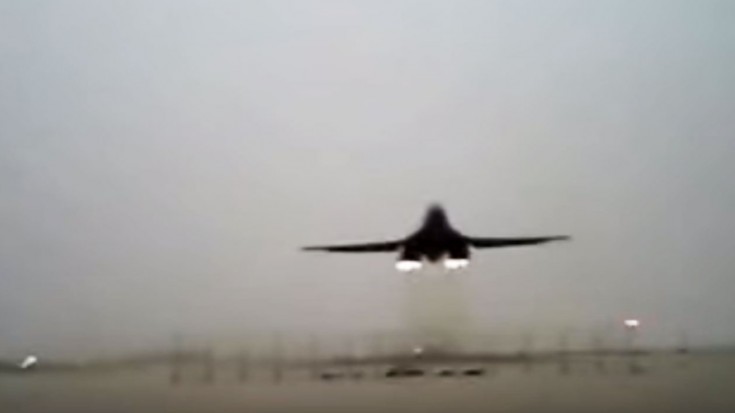 These Boys Got Buzzed By A B-1, But Those Afterburners Were Scorching | World War Wings Videos