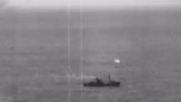 WWII Footage: German Pilot Shot Down By AA Fire Lands Next To Ship He Just Attacked | World War Wings Videos