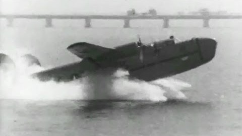 Experimental Ditching Test Of The B-24 Liberator Into The James River | World War Wings Videos