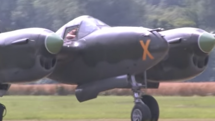 P-38 Lightning Is Joined By A Mosquito- Fly Side By Side | World War Wings Videos