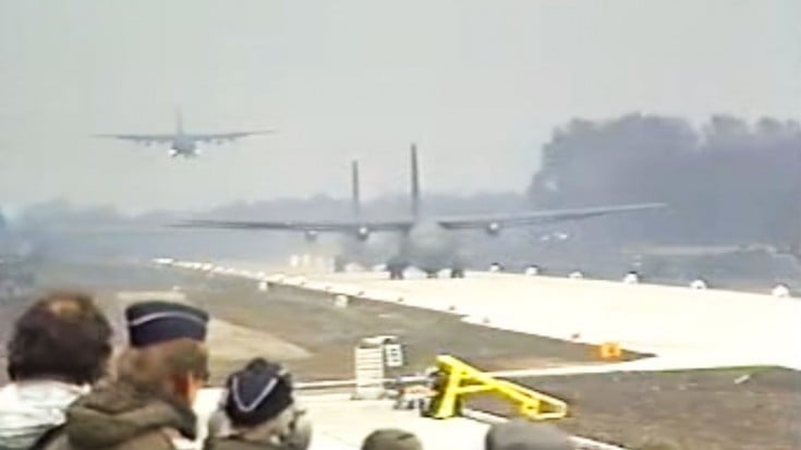 C-130s And C-160 Land On A Highway | World War Wings Videos