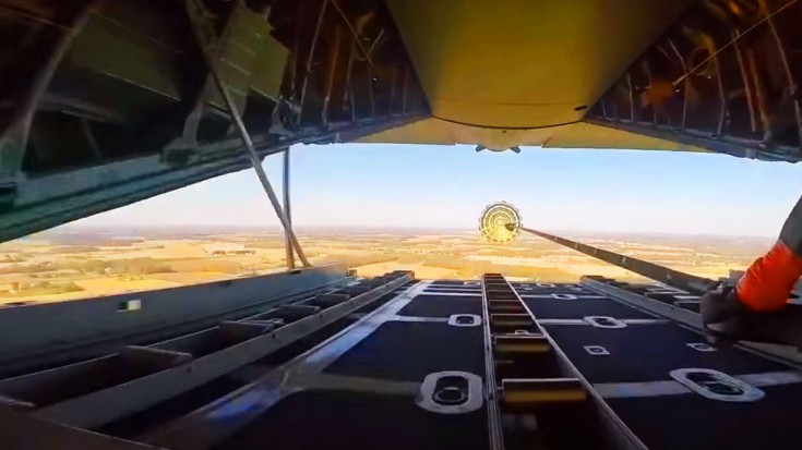 C-130 Airdrops Heavy Equipment With A GoPro | World War Wings Videos
