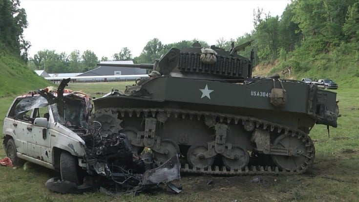 Guy Takes Tank Through Drive-Thru Then Blows Stuff Up | World War Wings Videos