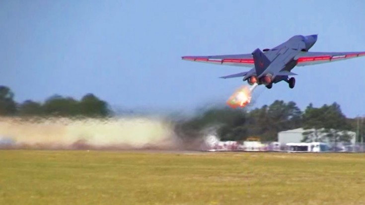 F-111 Aardvak Does A Dump and Burn | World War Wings Videos