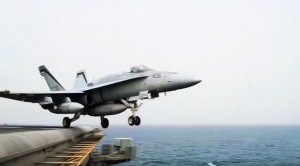 18 Hornets Launched From Deck In Under 2 Minutes