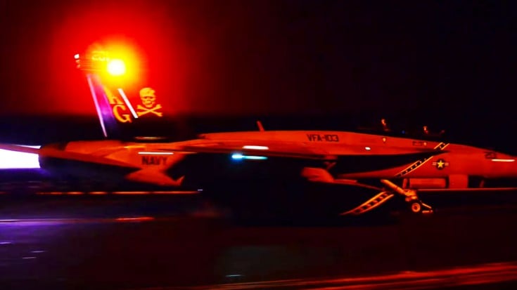 Hornets Taking Off From A Carrier At Night Is SPECTACULAR | World War Wings Videos