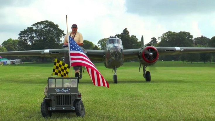 Enormous Rc B-25 Gets Chased By Bf-109s In This Awesome Clip | World War Wings Videos