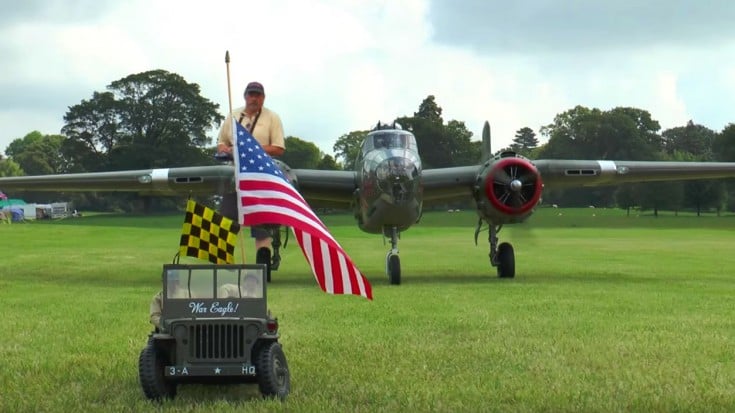 Enormous Rc B-25 Gets Chased By Bf-109s In This Awesome Clip | World War Wings Videos