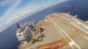 USS Saratoga Got One Final Landing, But It’s Not What You’d Think
