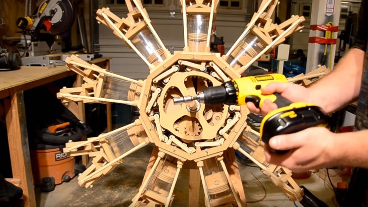 Carpenter Builds A Wooden WWII Radial – Shows Exactly How It Works | World War Wings Videos