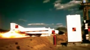 F-4 Hits Concrete Wall At 500 MPH