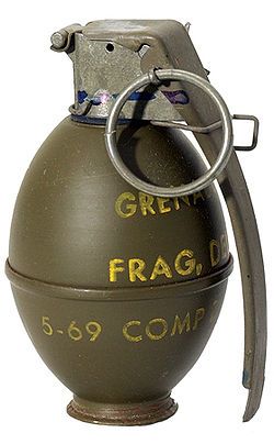 M61 Hand Grenade (Pinterest via Wikipedia)